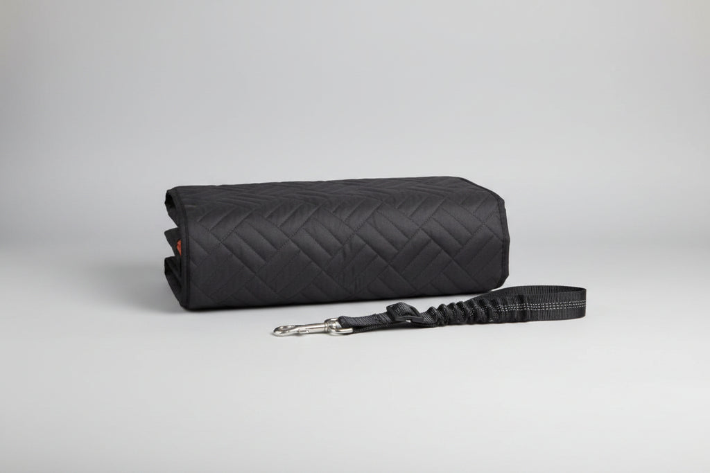 Soft waterproof dog car bed cushion used in vehicle back seat for comfort during travel and rest